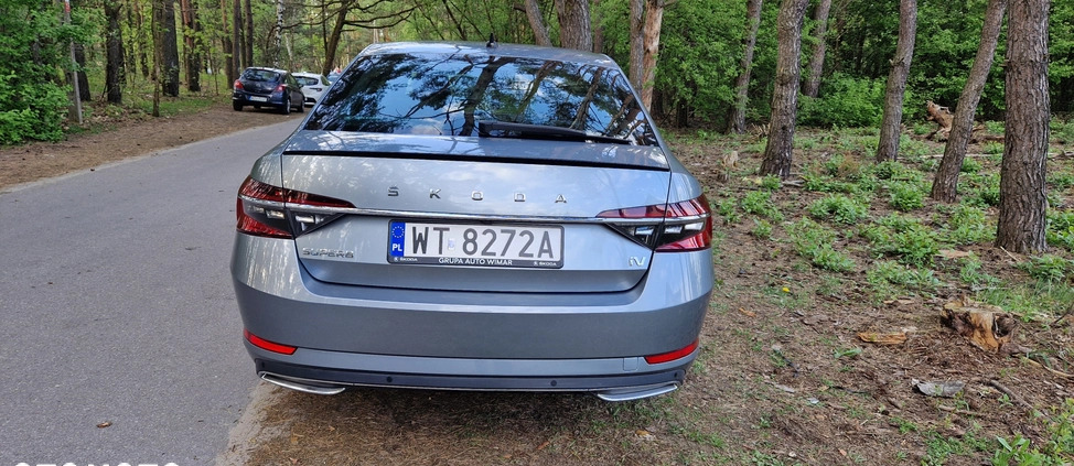 Skoda Superb cena 125000 przebieg: 62000, rok produkcji 2020 z Warszawa małe 106